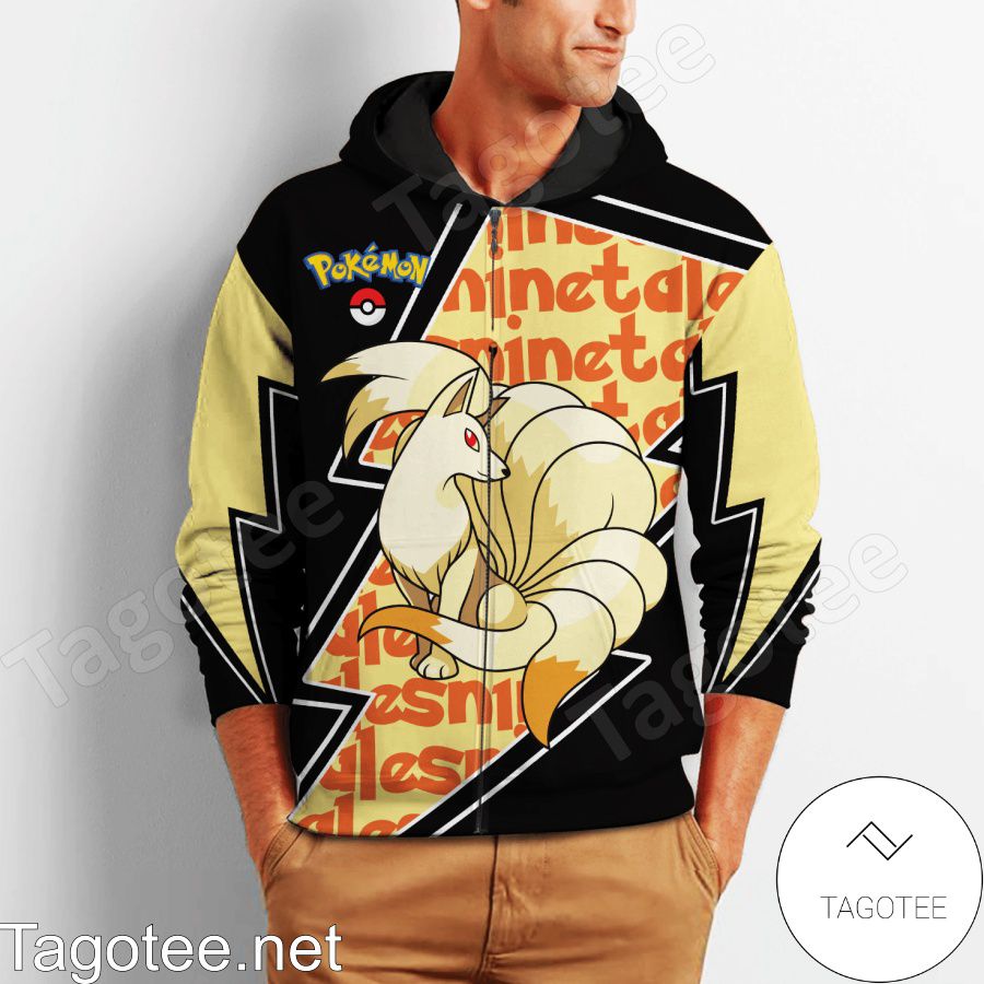 Get Here Ninetales Costume Pokemon Jacket, Hoodie, Sweater, T-shirt