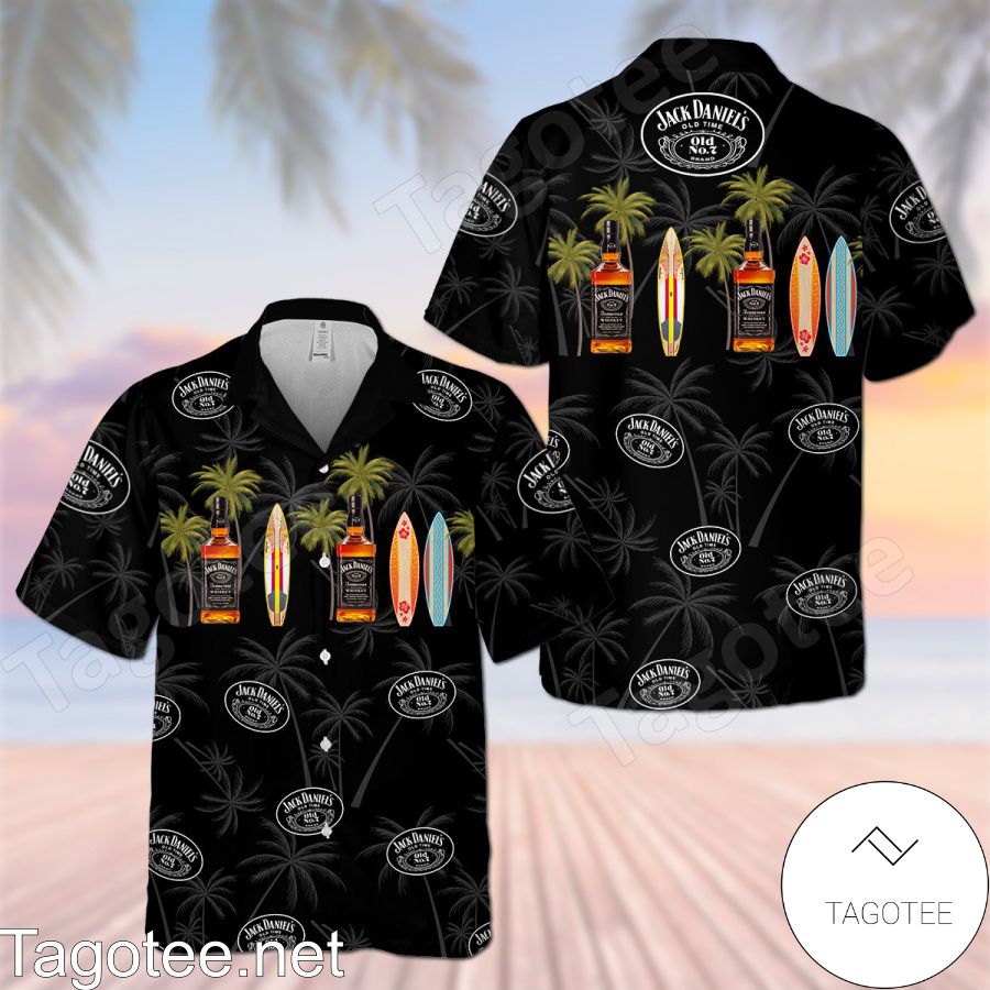 Old No. 7 - Jack Daniel Hawaiian Shirt And Short