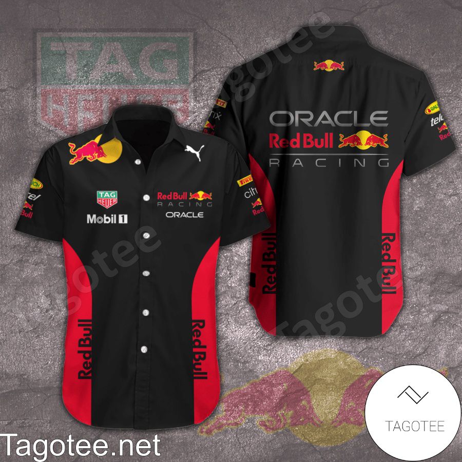 Oracle Red Bull Racing Mobil 1 Tag Heuer Hawaiian Shirt And Short
