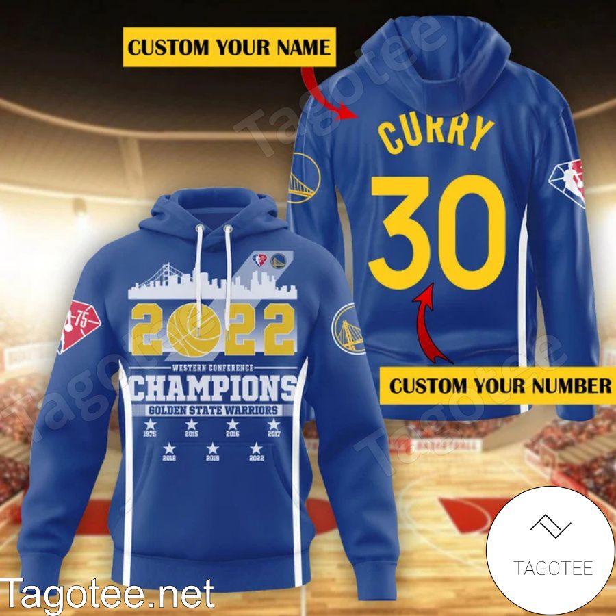 Personalized 2022 Western Conference Champions Golden State Warriors 7 Time 3D Shirt, Hoodie, Sweatshirt