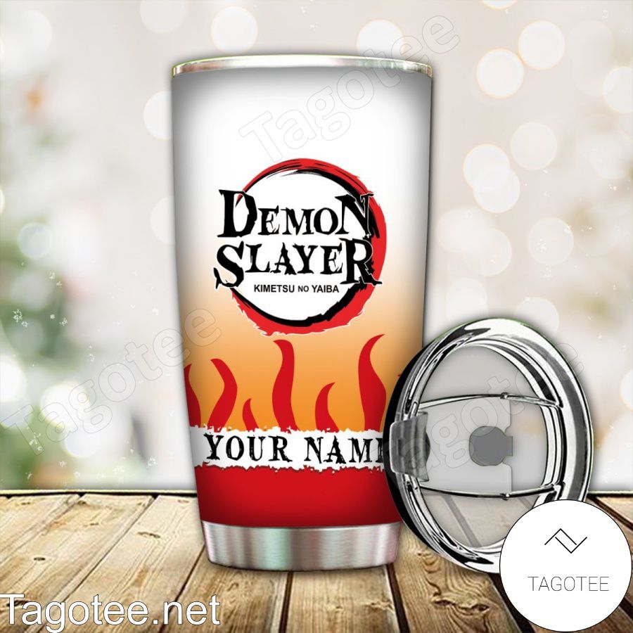 Personalized Demon Slayer Kimetsu No Yaiba Flame Hashira Tumbler b