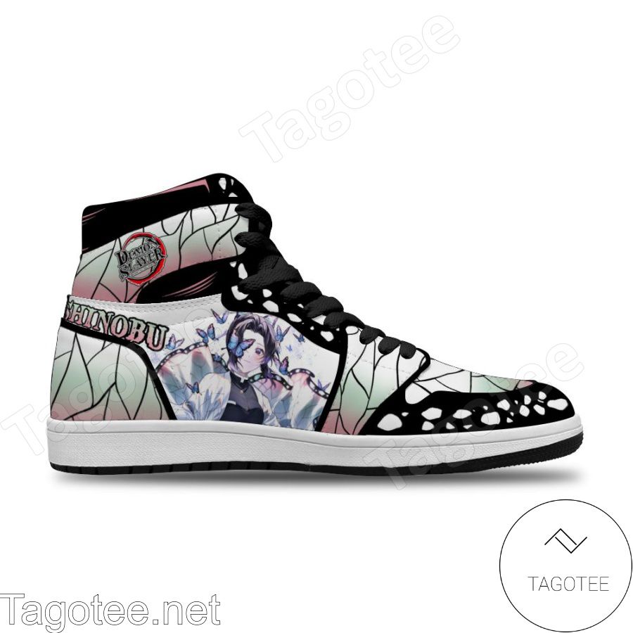 Personalized Demon Slayer Shinobu Kocho Custom Anime Air Jordan High Top Shoes Sneakers b