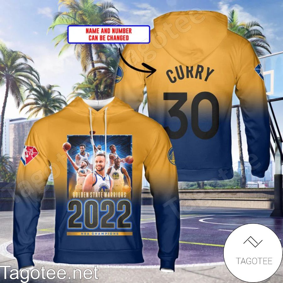 Personalized Golden State Warriors 2022 Nba Champions Orange And Navy 3D Shirt, Hoodie, Sweatshirt a