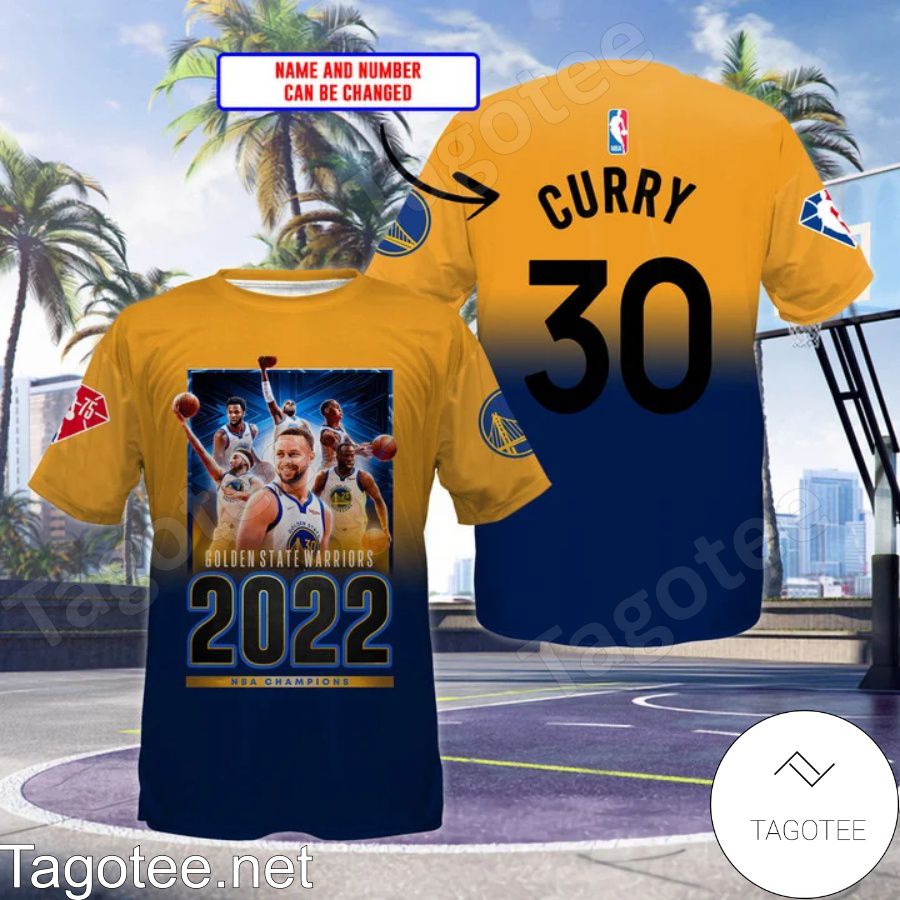 Personalized Golden State Warriors 2022 Nba Champions Orange And Navy 3D Shirt, Hoodie, Sweatshirt