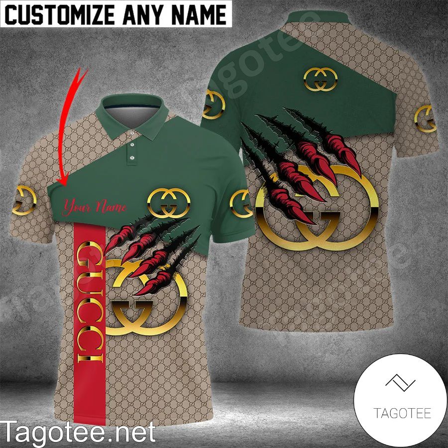 Personalized Gucci Monster Claw Polo Shirt