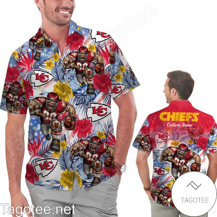kc chiefs floral shirt