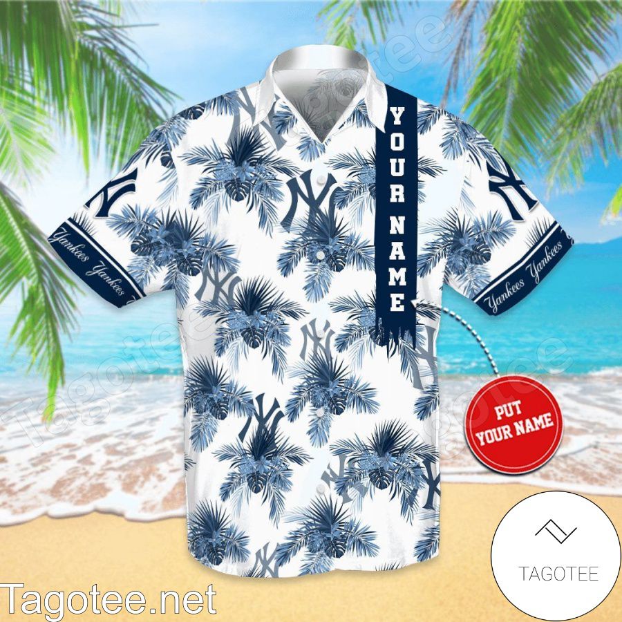 Personalized New York Yankees Hawaiian Shirt And Shorts - Tagotee