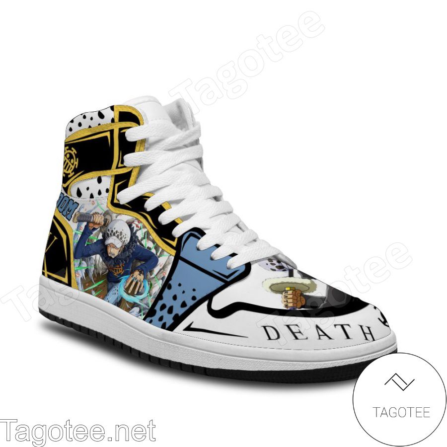 Personalized One Piece Custom Shoes Trafalgar Law Room Personalized Anime Air Jordan High Top Shoes Sneakers b
