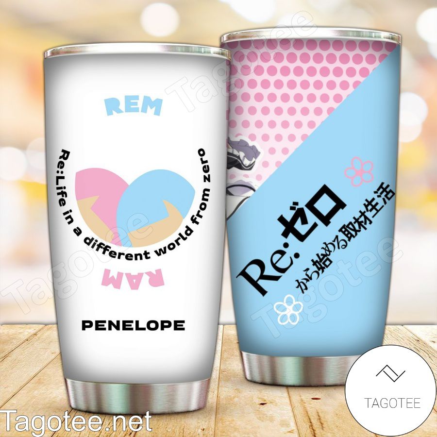 Personalized Re Life In A Different World From Zero Tumbler