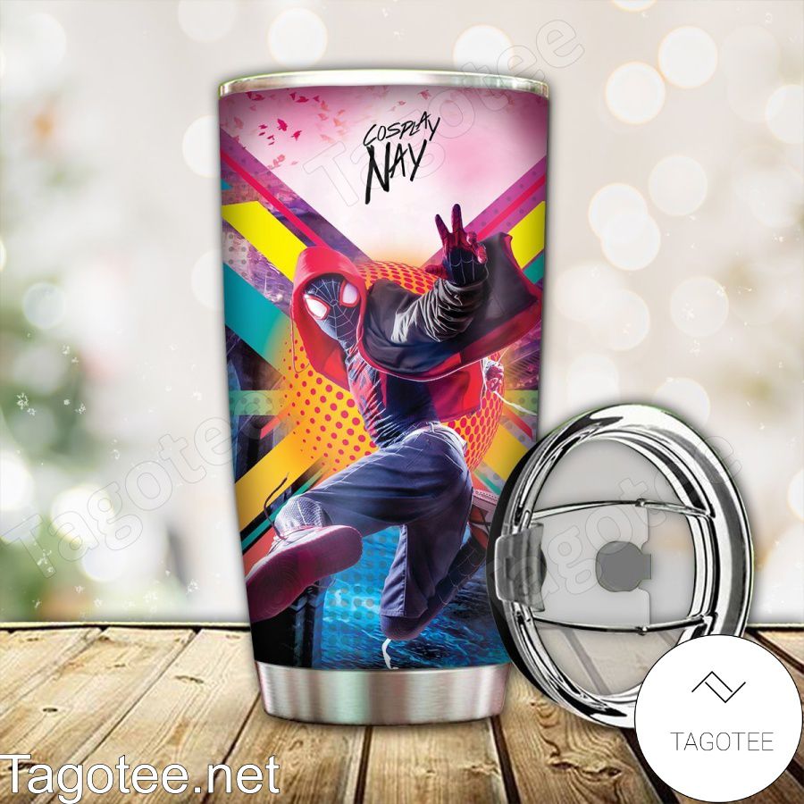 Personalized Spidey Miles - Signed Tumbler b