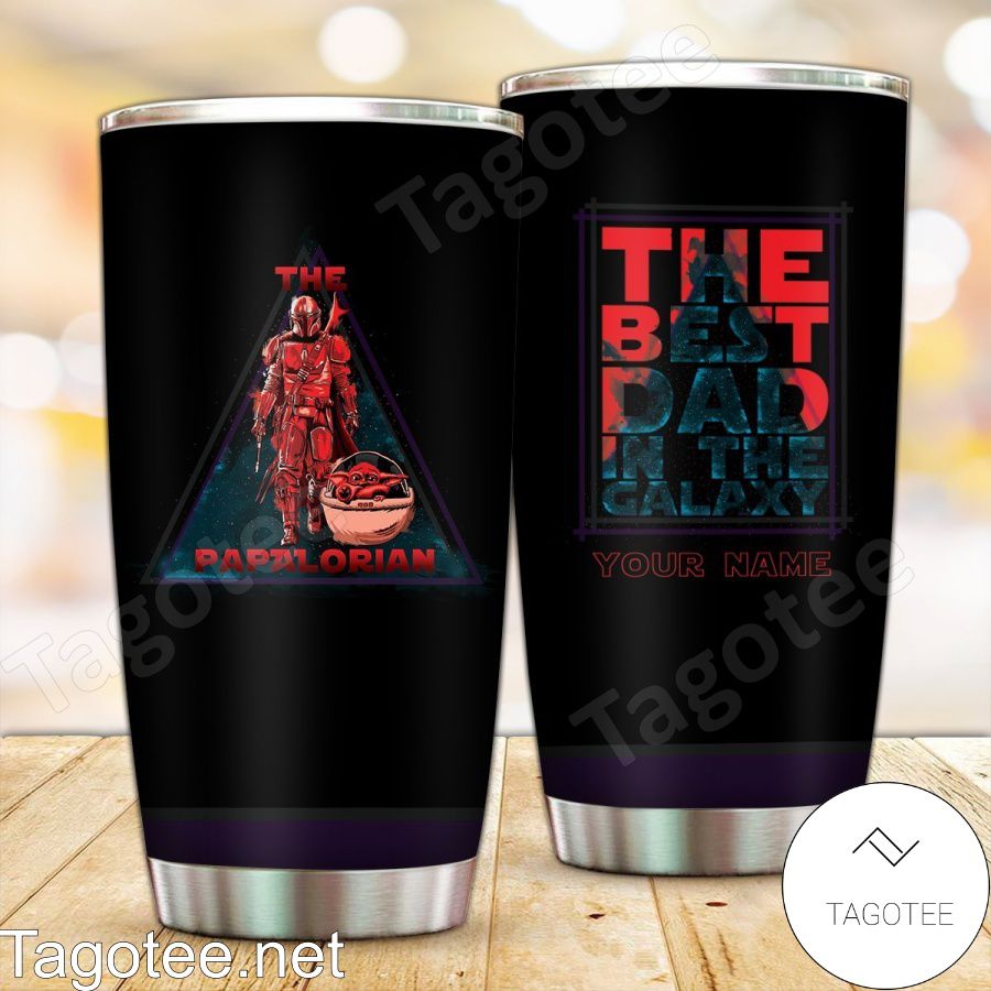 Personalized The Papalorian The Best Dad In The Galaxy Tumbler
