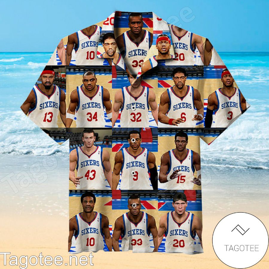 Philadelphia 76ers Sixers Players Hawaiian Shirt