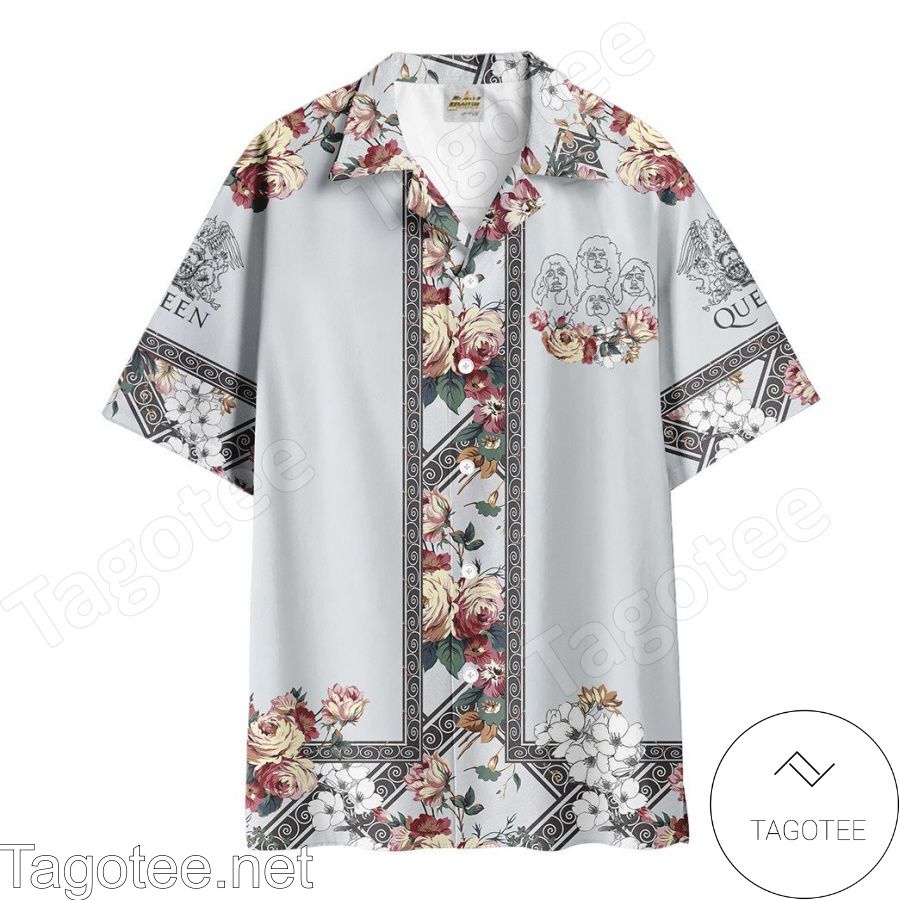 Queen Flower Hawaiian Shirt And Short