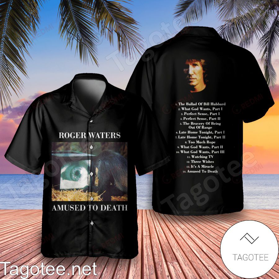 Roger Waters Amused To Death Album Cover Hawaiian Shirt