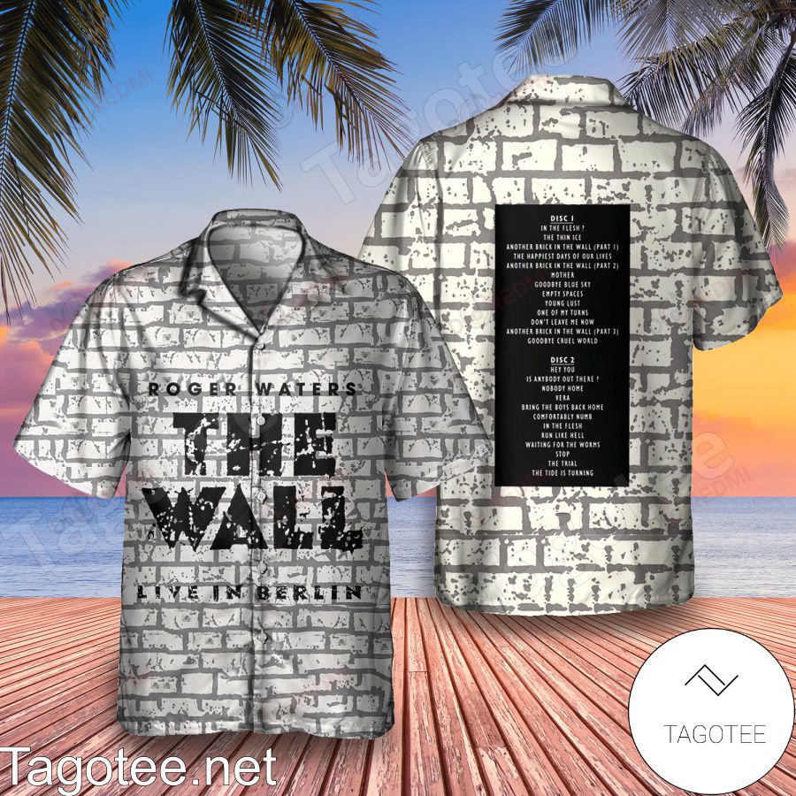 Roger Waters The Wall Live In Berlin Album Cover Hawaiian Shirt