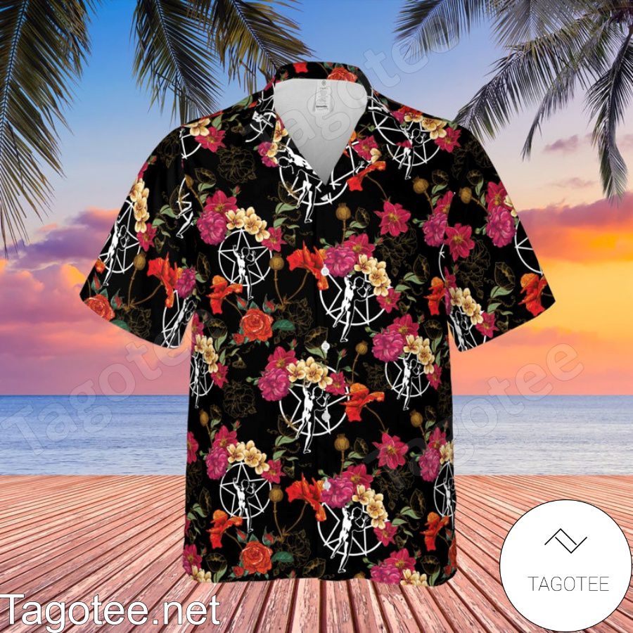 Rush Rock Band Logo Floral Pattern Hawaiian Shirt And Short