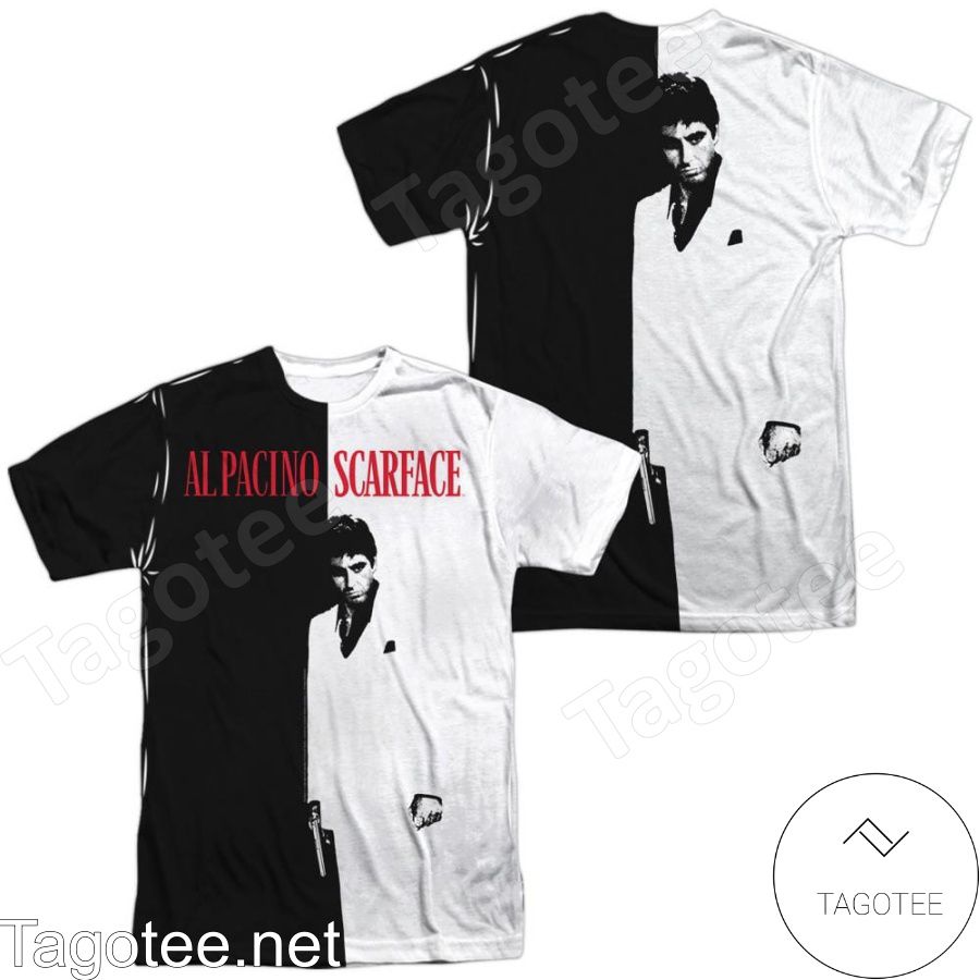 Scarface Big Poster All Over Print Shirts