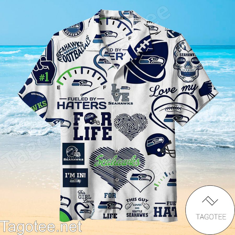 Seattle Seahawks Fueled By Haters Hawaiian Shirt