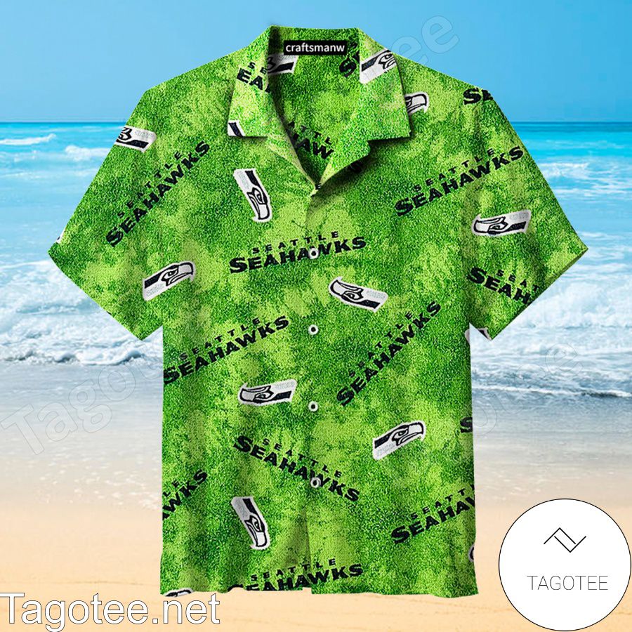 Seattle Seahawks Life Green Unisex Hawaiian Shirt