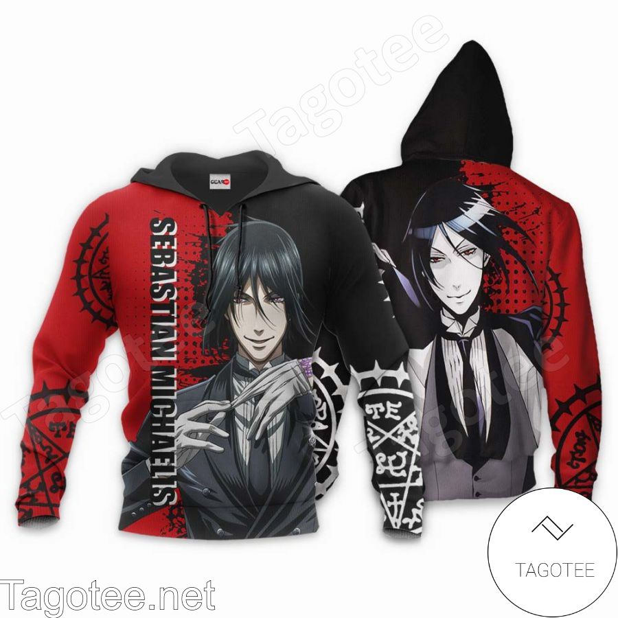 Sebastian Michaelis Black Butler Anime Jacket, Hoodie, Sweater, T-shirt b