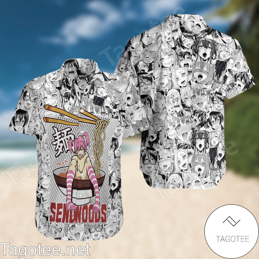 Sendnoods Manga Hawaiian Shirt And Short