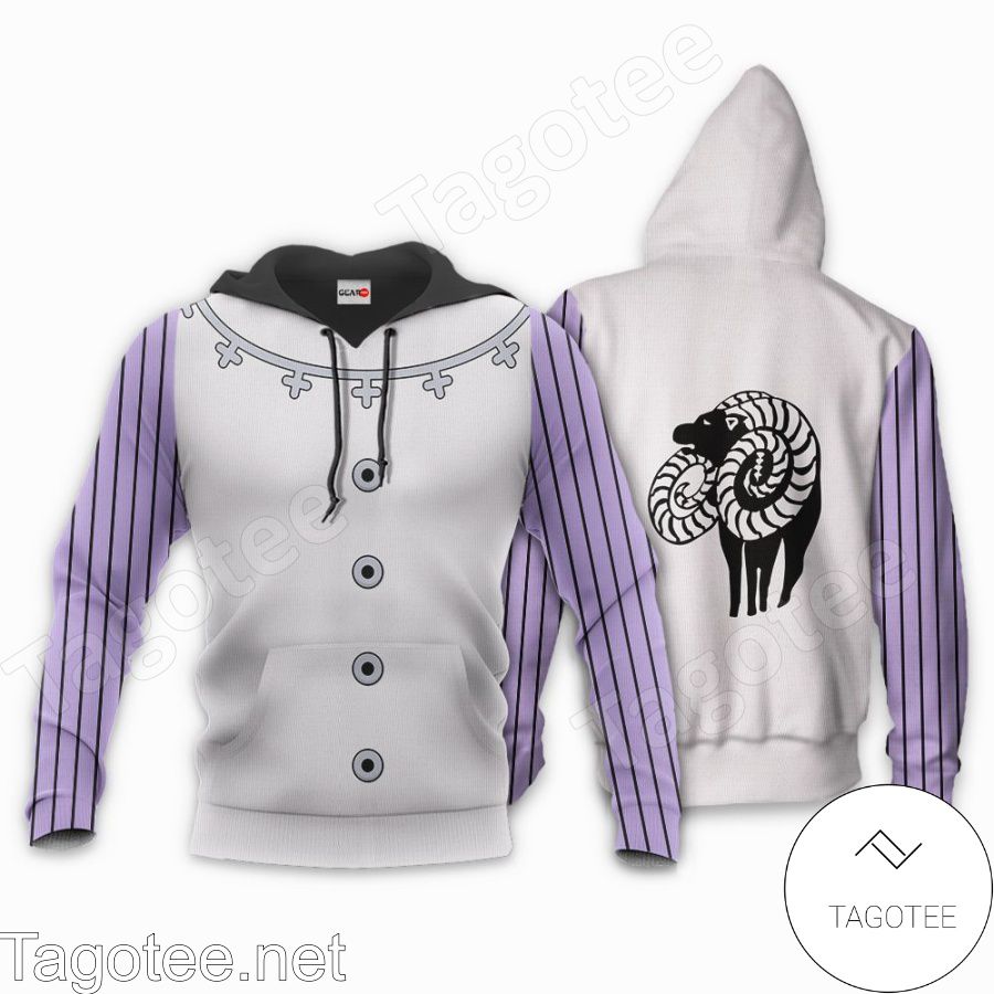 Seven Deadly Sins Gowther Uniform Costume Anime Jacket, Hoodie, Sweater, T-shirt b