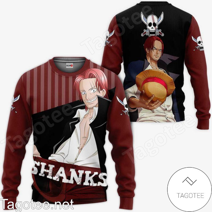 Shanks Red-Haired One Piece Anime Jacket, Hoodie, Sweater, T-shirt a