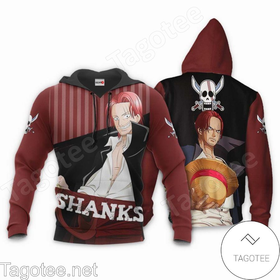 Shanks Red-Haired One Piece Anime Jacket, Hoodie, Sweater, T-shirt b