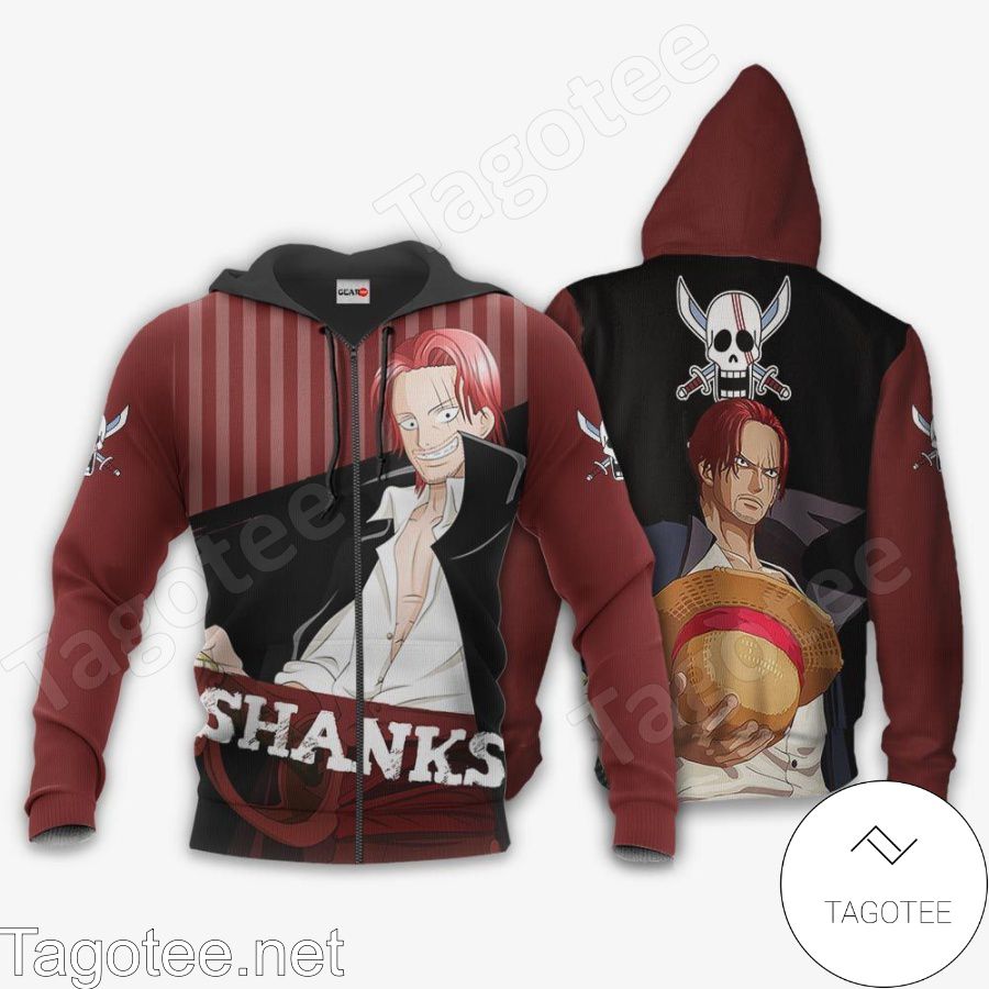 Shanks Red-Haired One Piece Anime Jacket, Hoodie, Sweater, T-shirt