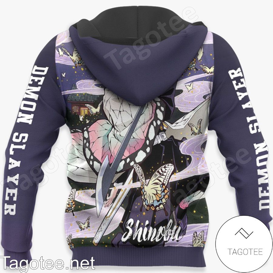 Shinobu Kochou Demon Slayer Anime Jacket, Hoodie, Sweater, T-shirt x
