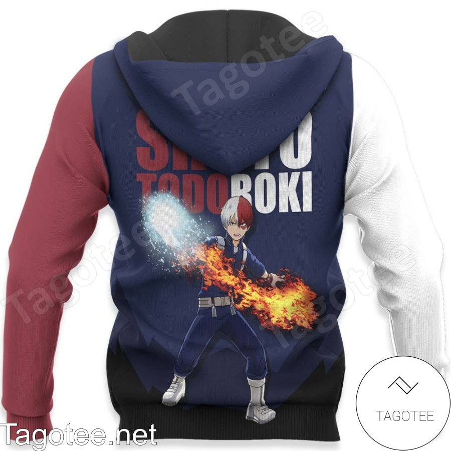 Shoto Todoroki Ice & Fire My Hero Academia Anime Jacket, Hoodie, Sweater, T-shirt x