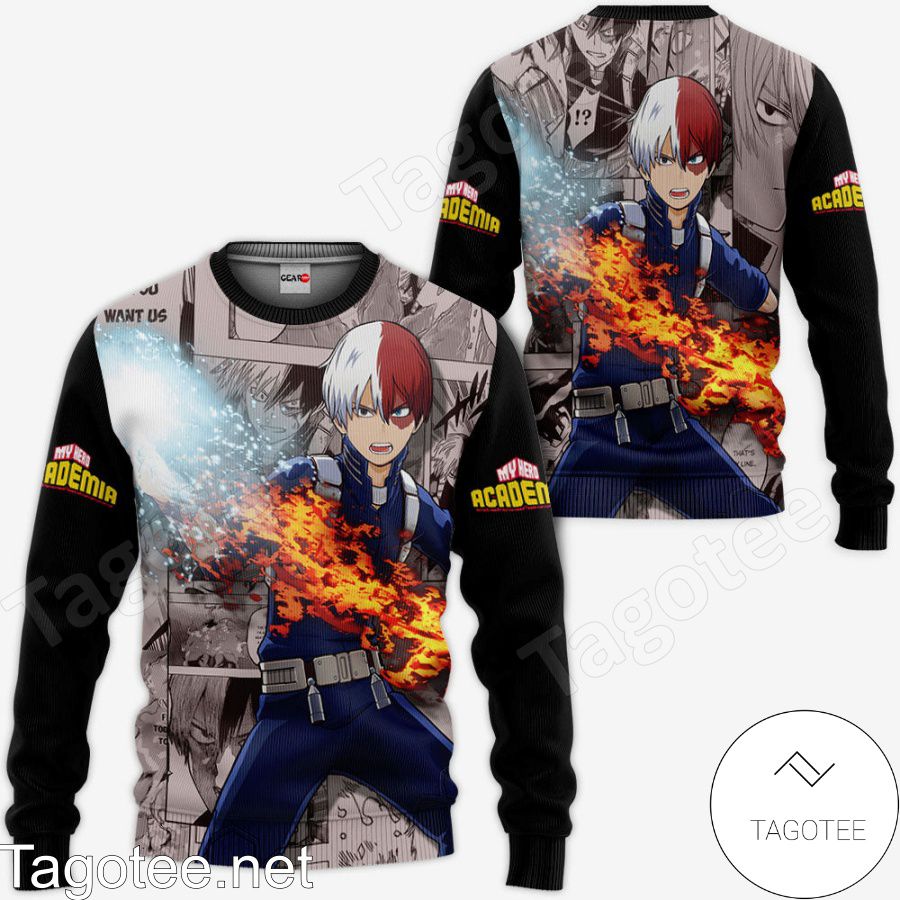 Shouto Todoroki My Hero Academia Anime Jacket, Hoodie, Sweater, T-shirt a