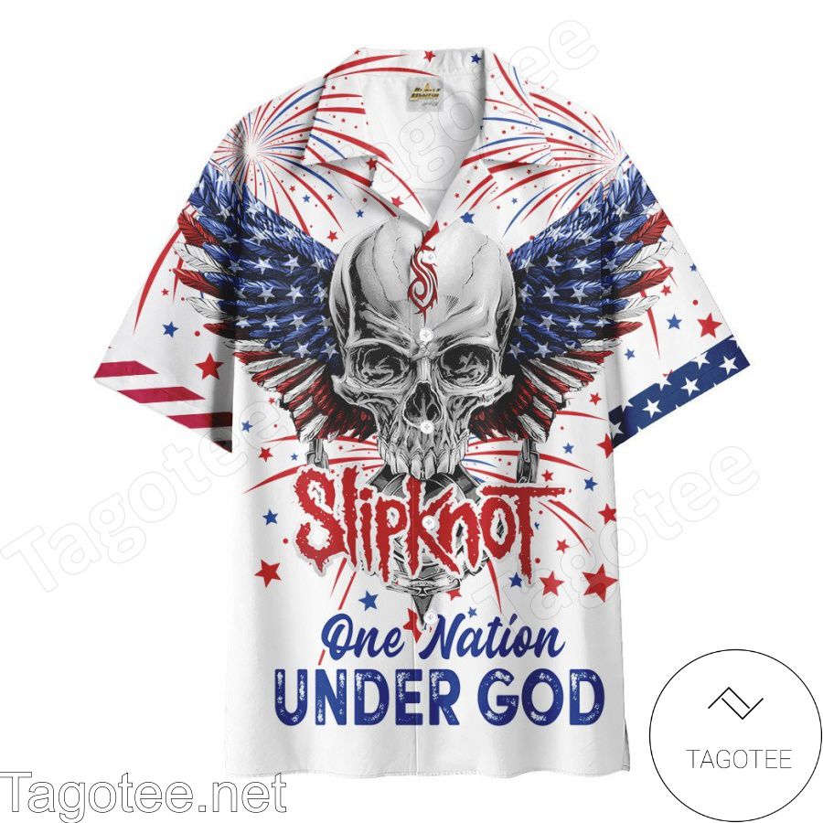Slipknot The American Flag Hawaiian Shirt And Short