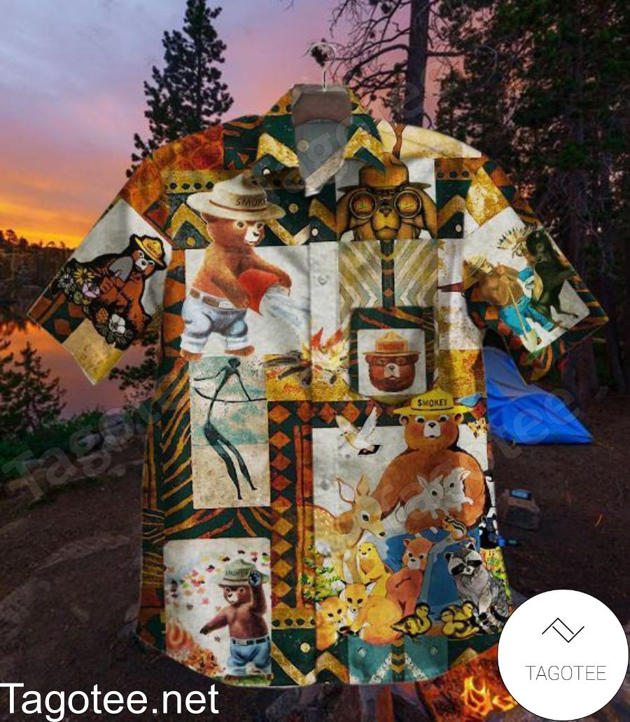 Smokey Bear Hawaiian Shirt