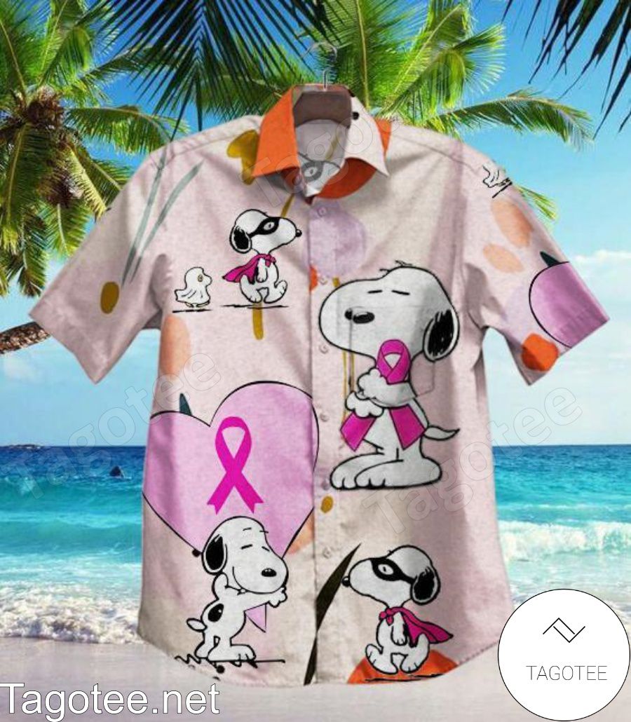 Snoopy And Cancer Campaign Hawaiian Shirt