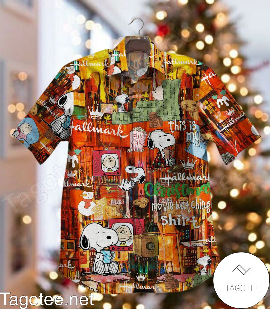 Snoopy This Is Hallmark Christmas Movie Hawaiian Shirt