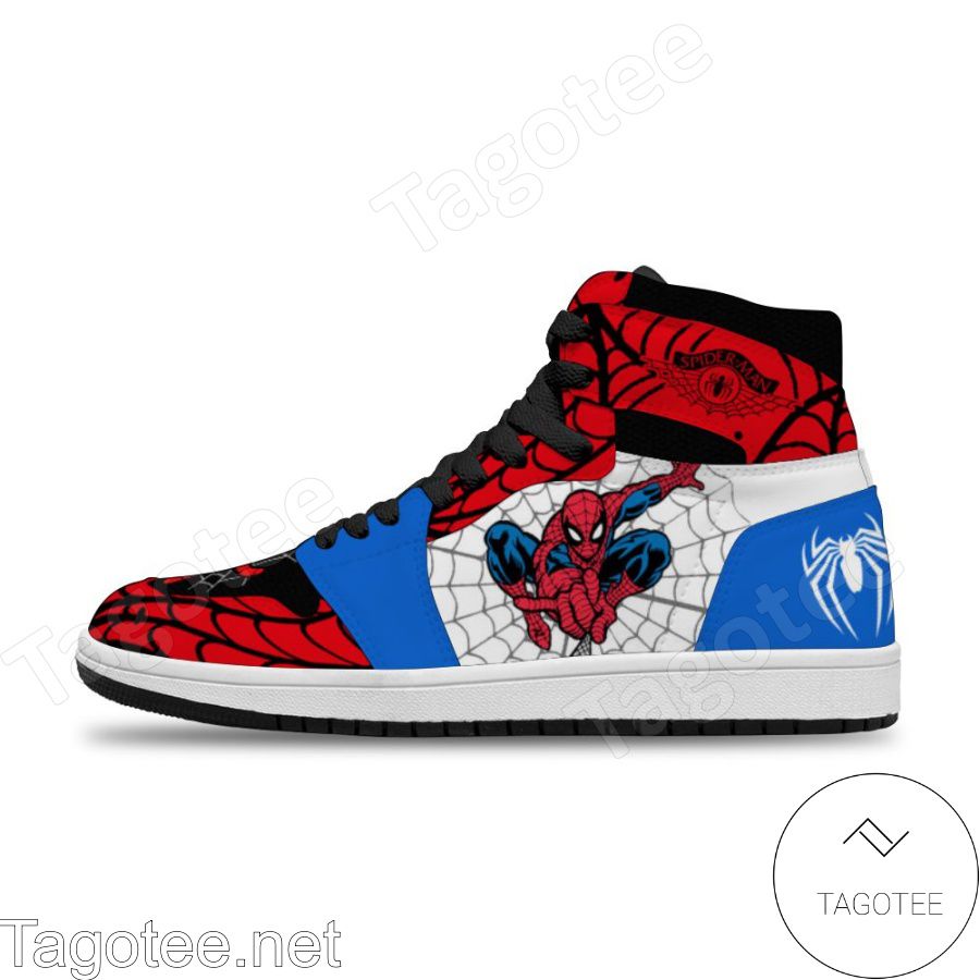 Spiderman Air Jordan High Top Shoes Sneakers