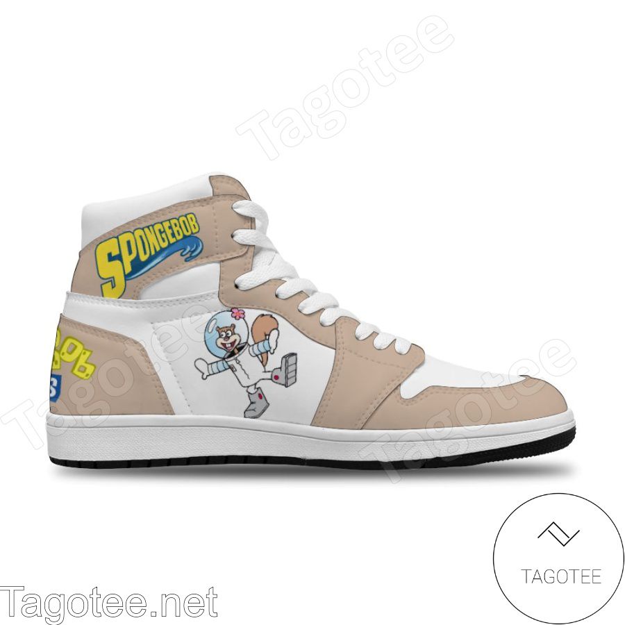 SpongeBob Air Jordan High Top Shoes Sneakers a