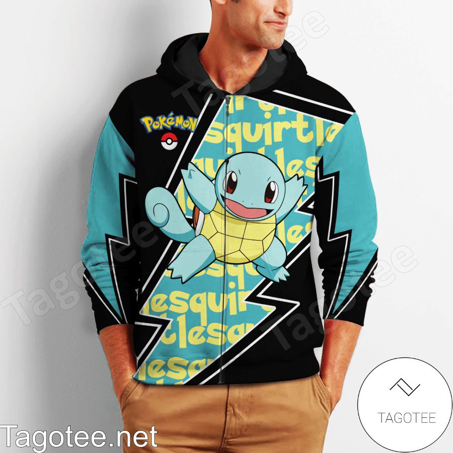 Great artwork! Squirtle Pokemon Anime Merch Jacket, Hoodie, Sweater, T-shirt