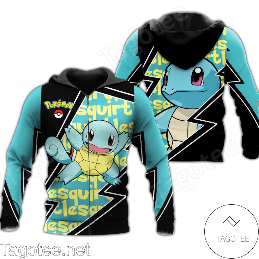 Amazing Squirtle Pokemon Anime Merch Jacket, Hoodie, Sweater, T-shirt
