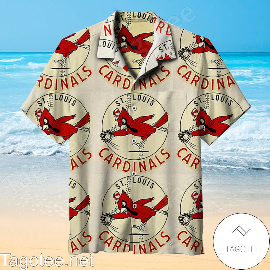St. Louis Cardinals 1966 Logo Hawaiian Shirt