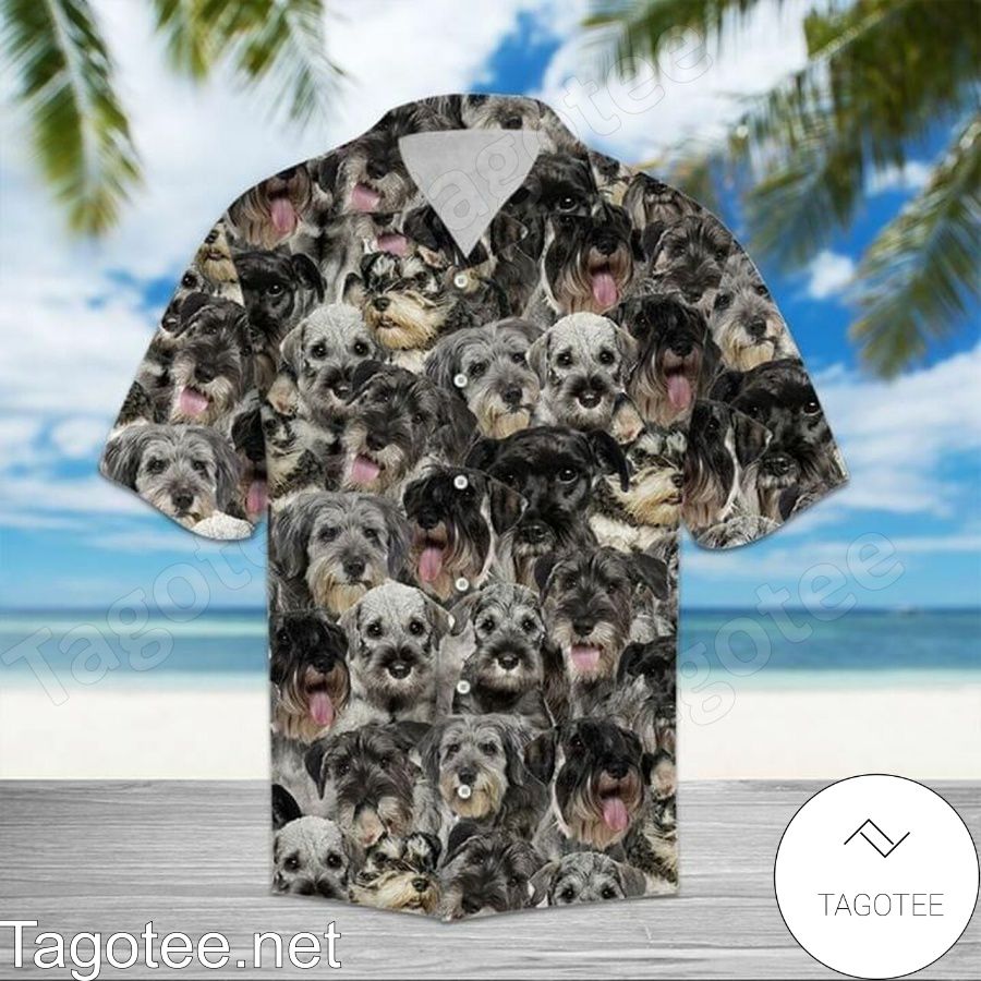 Standard Schnauzer Summer Vacation Hawaiian Hawaiian Shirt