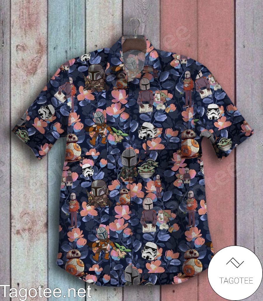 Star Wars Characters Chibi Funny Flower Hawaiian Shirt