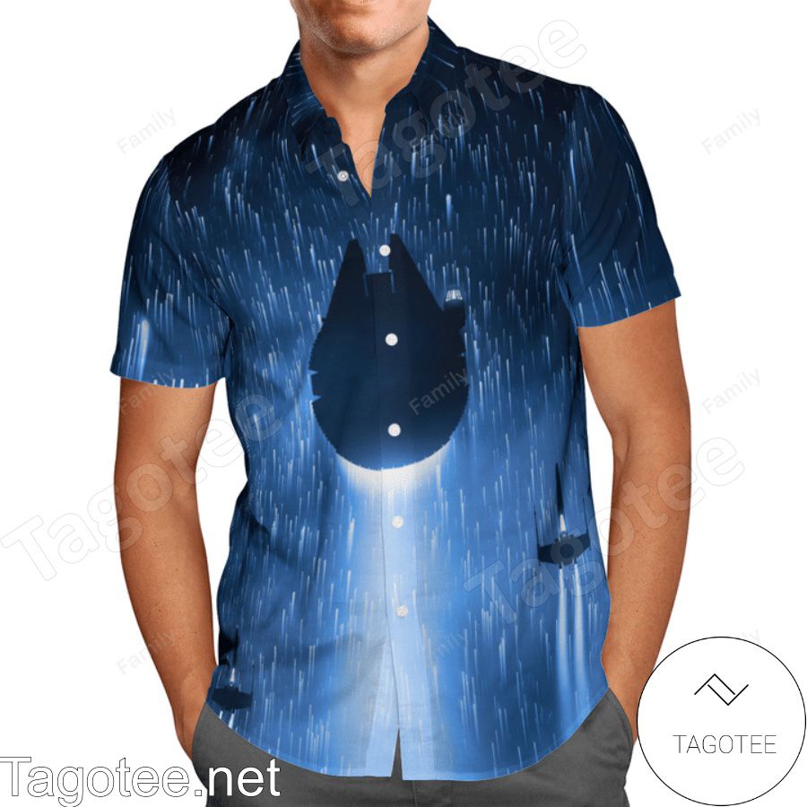 Star Wars Galaxy Hawaiian Shirt a