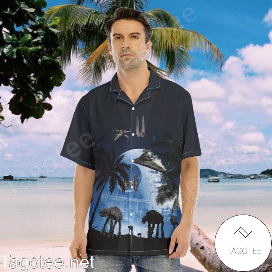 Star Wars Island Nights Hawaiian Shirt And Short