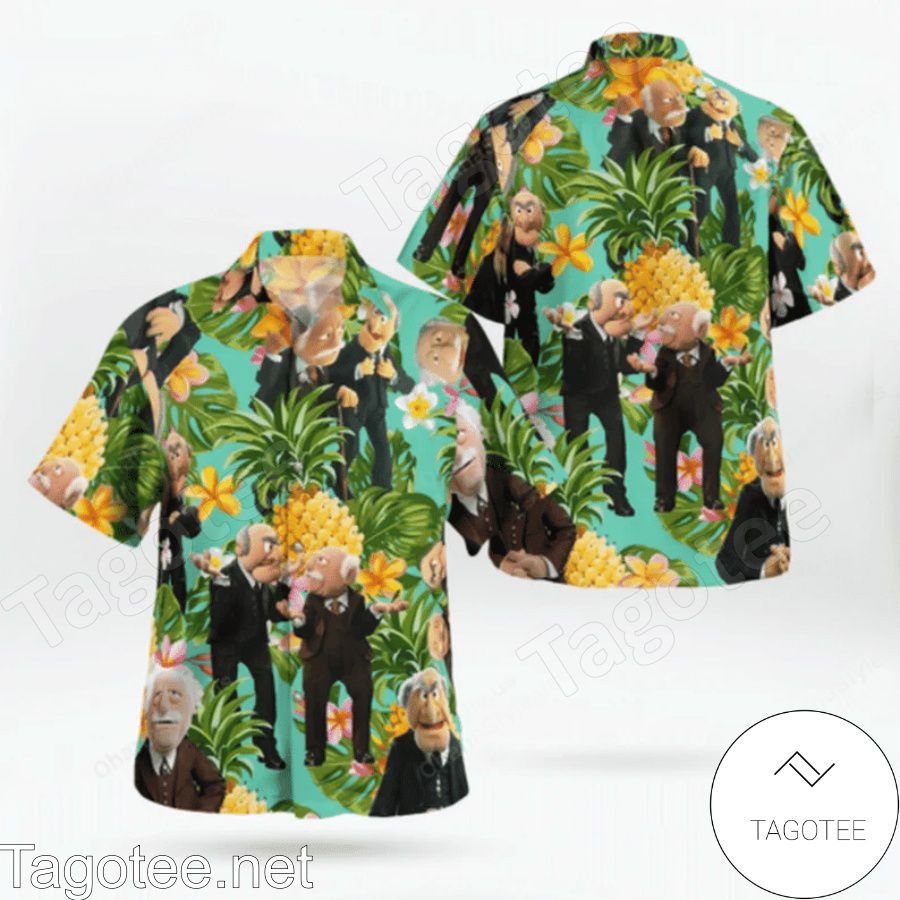 Statler and Waldorf The Muppet Show Hawaiian Shirt And Short
