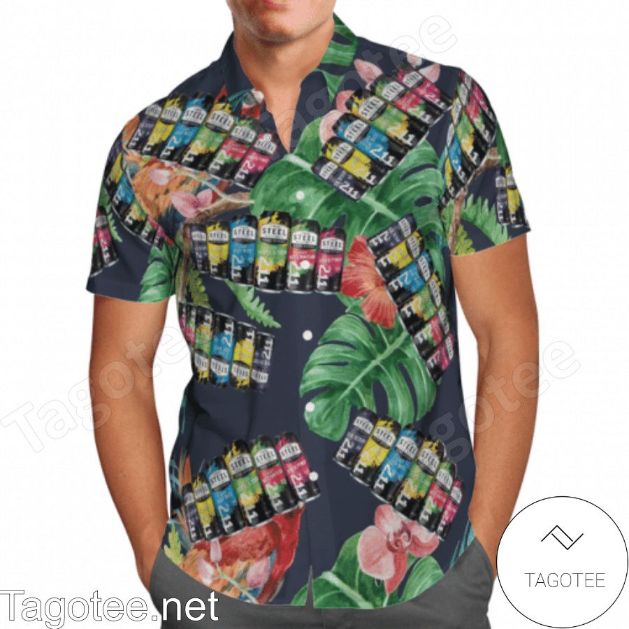 Steel Reserve Hawaiian Shirt And Short