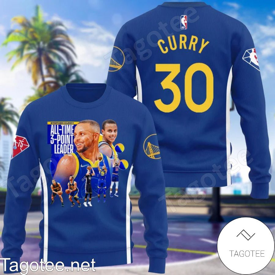 Stephen Curry All Time 3 Point Leader 3D Shirt, Hoodie, Sweatshirt b