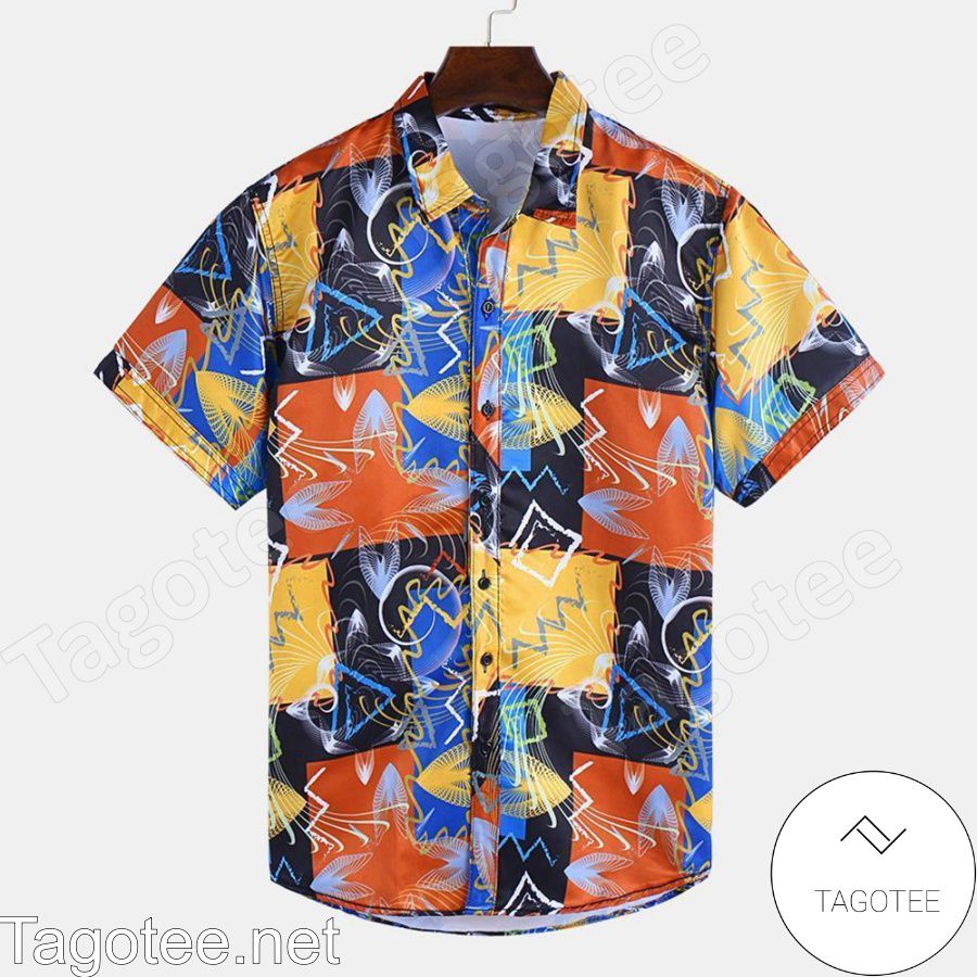 Summer Holiday Colorful Printed Hawaiian Shirt