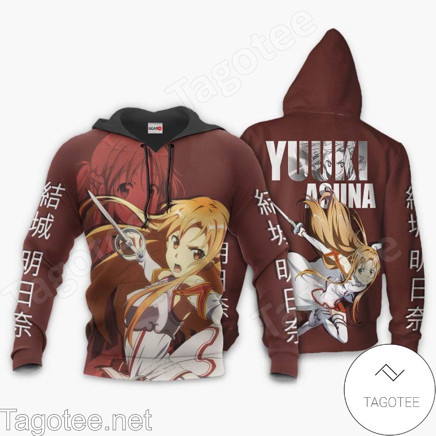 Sword Art Online Asuna Yuuki Anime Jacket, Hoodie, Sweater, T-shirt b